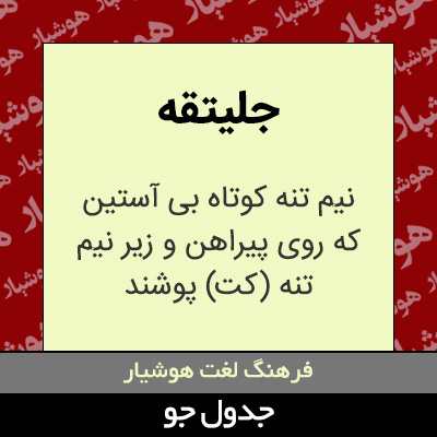 تصویری از جلیتقه