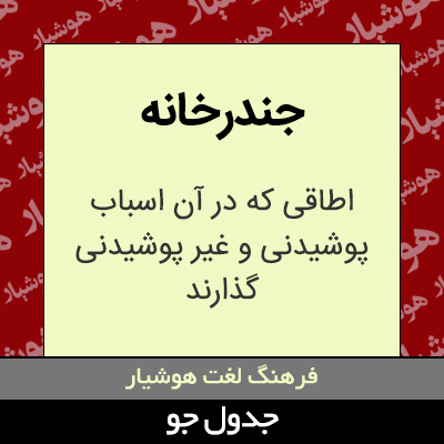 تصویری از جندرخانه