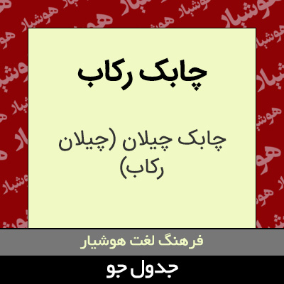 تصویری از چابک رکاب