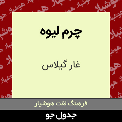 تصویری از چرم لیوه