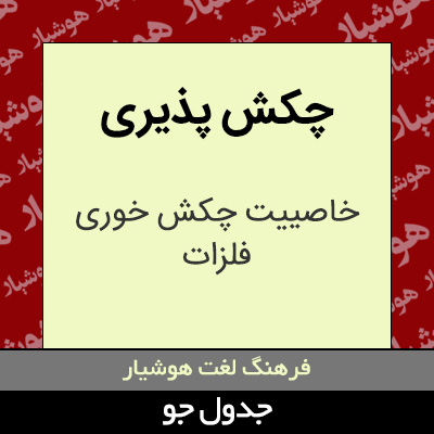 تصویری از چکش پذیری