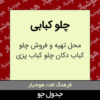 تصویری از چلو کبابی