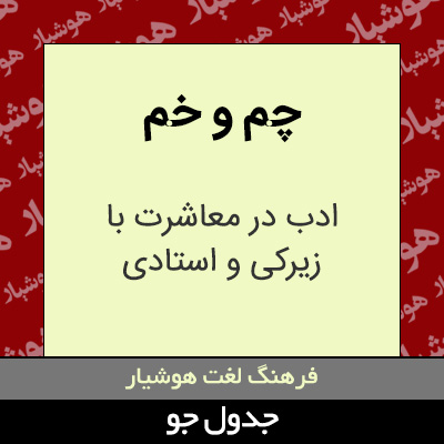 تصویری از چم و خم