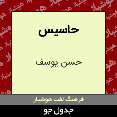 تصویری از حاسیس