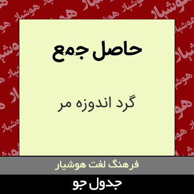 تصویری از حاصل جمع