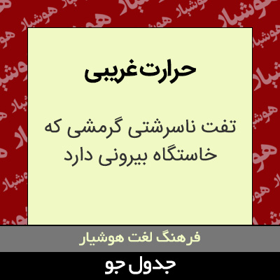 تصویری از حرارت غریبی