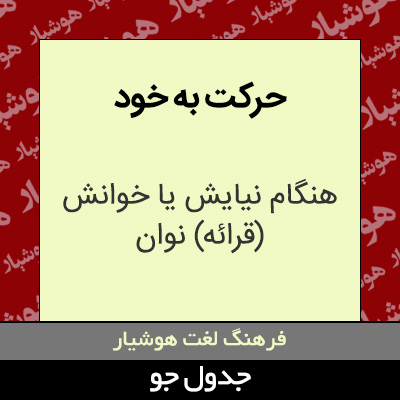 تصویری از حرکت به خود