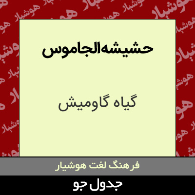 تصویری از حشیشه الجاموس