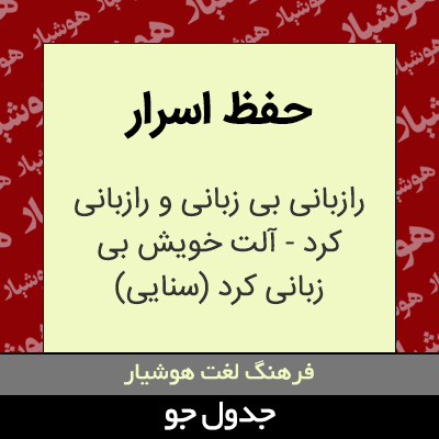 تصویری از حفظ اسرار