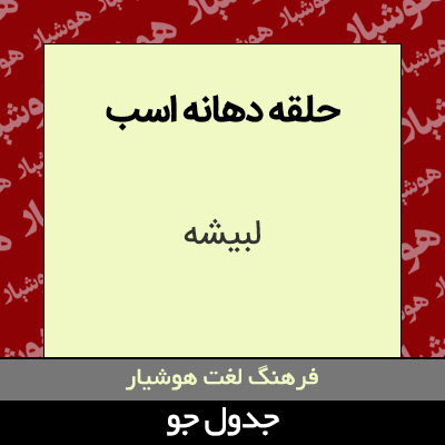 تصویری از حلقه دهانه اسب