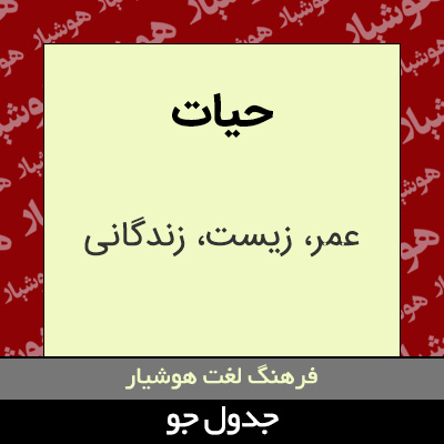 تصویری از حیات