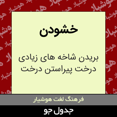 تصویری از خشودن