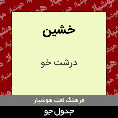 تصویری از خشین