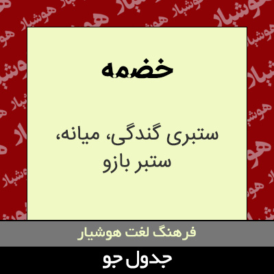 تصویری از خضمه