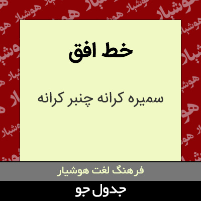 تصویری از خط افق