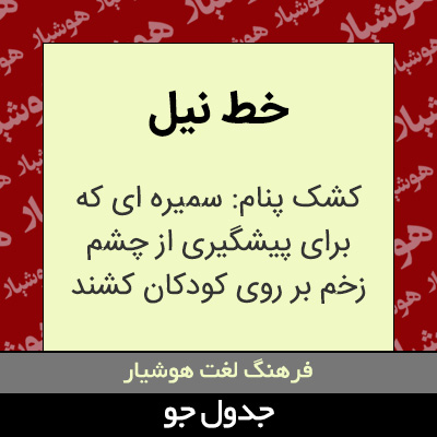 تصویری از خط نیل