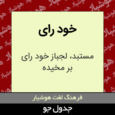 تصویری از خود رای