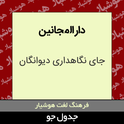 تصویری از دار المجانین