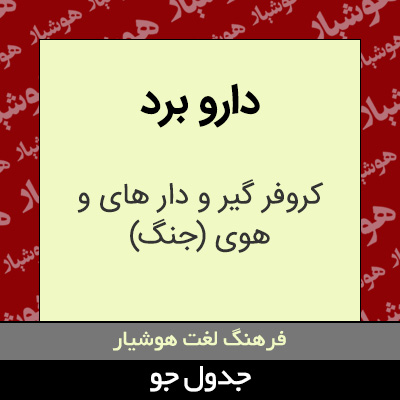 تصویری از دارو برد