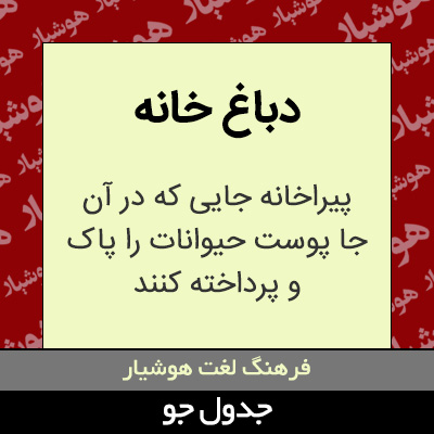 تصویری از دباغ خانه