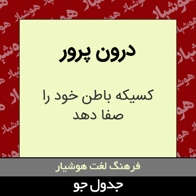 تصویری از درون پرور