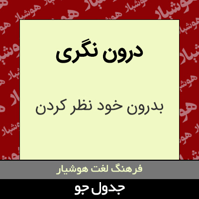 تصویری از درون نگری