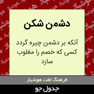 تصویری از دشمن شکن