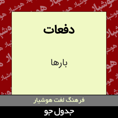 تصویری از دفعات