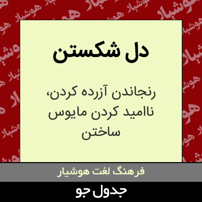 تصویری از دل شکستن