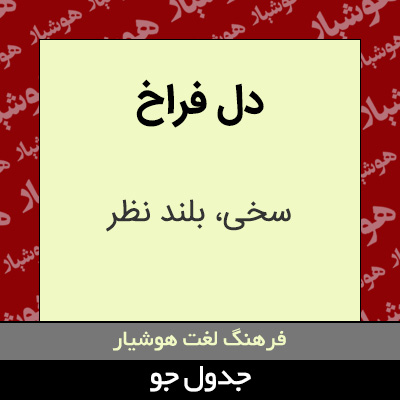 تصویری از دل فراخ