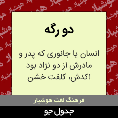 تصویری از دو رگه