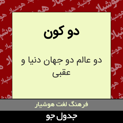 تصویری از دو کون