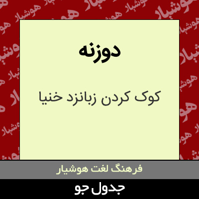 تصویری از دوزنه