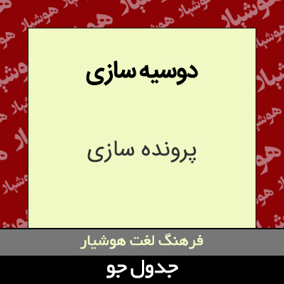 تصویری از دوسیه سازی