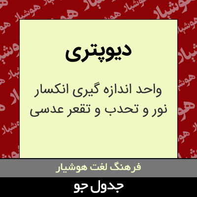 تصویری از دیوپتری