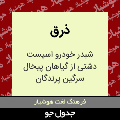 تصویری از ذرق