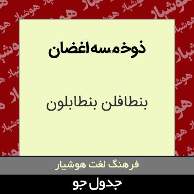 تصویری از ذوخمسه اغضان