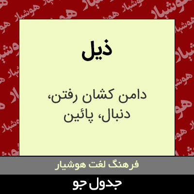 تصویری از ذیل