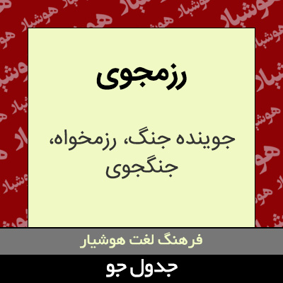 تصویری از رزمجوی