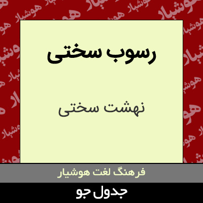 تصویری از رسوب سختی