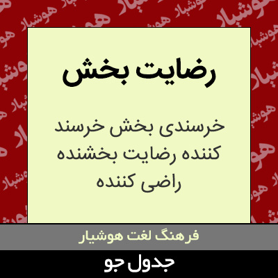 تصویری از رضایت بخش