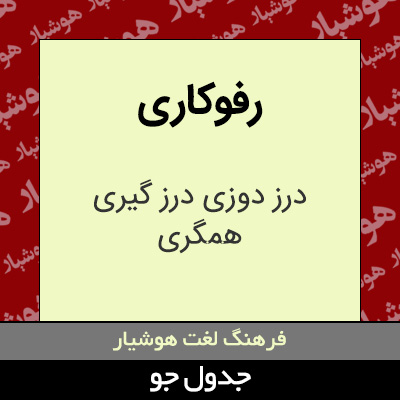 تصویری از رفوکاری