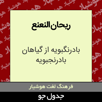 تصویری از ریحان النعنع