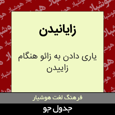 تصویری از زایانیدن