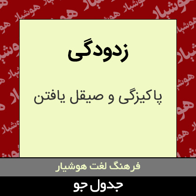 تصویری از زدودگی