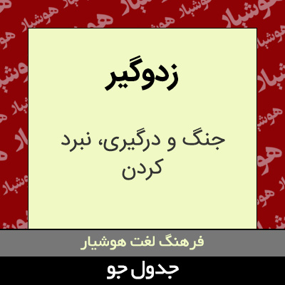 تصویری از زدوگیر