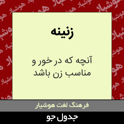 تصویری از زنینه