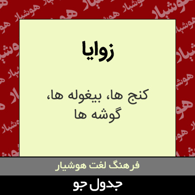 تصویری از زوایا