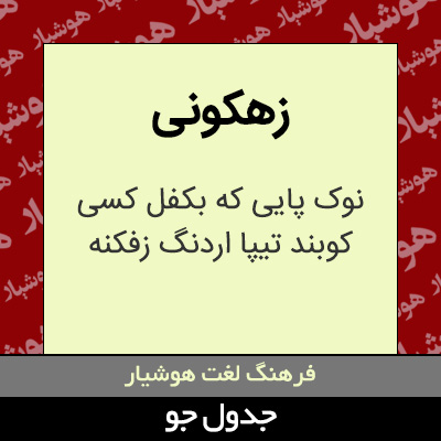 تصویری از زهکونی