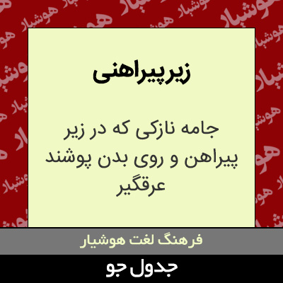 تصویری از زیر پیراهنی